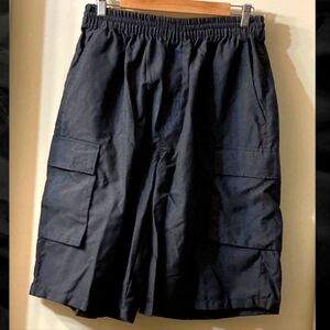 Yago long Grayish Black cargo shorts